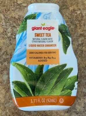 SWEET TEA FLAVOR LIQUID WATER ENHANCER, SWEET TEA