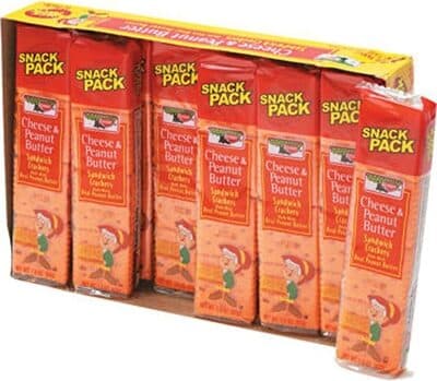Keebler Cracker Packs Cheese & Peanut Butter 1.8oz