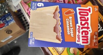 TOAST'EM, POP-UPS, TOASTER PASTRIES, BROWN SUGAR CINNAMON