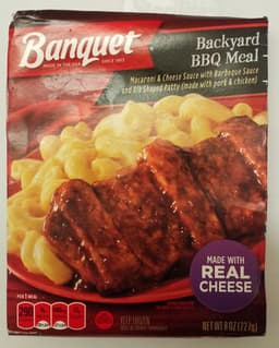 Product image of Banquet Backyard BBQ, Frozen Meal, 8 oz.