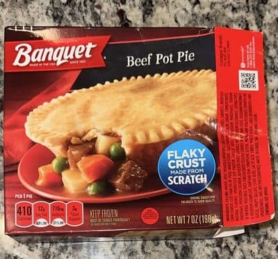 BANQUET Beef Pot Pie, 7 OZ