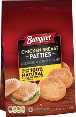 BANQUET Chicken Breast Patties, 24 OZ