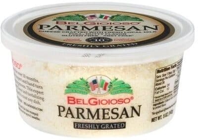 FRESHLY GRATED PARMESAN CHEESE