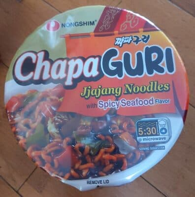 CHAPAGURI JJAJANG NOODLES WITH SPICY SEAFOOD, SPICY SEAFOOD