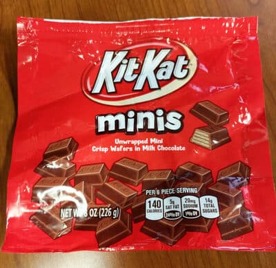 MINIS, UNWRAPPED MINI CRISP WAFERS IN MILK CHOCOLATE