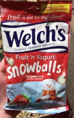 STRAWBERRY SNOWBALLS FRUIT'N YOGURT, STRAWBERRY