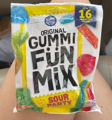 SOUR PARTY ORIGINAL GUMMI FUN MIX, SOUR PARTY