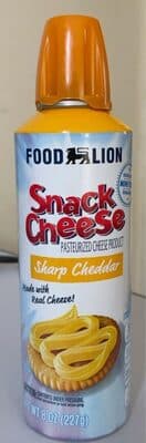 SHARP CHEDDAR PASTEURIZED SNACK CHEESE PRODUCT, SHARP CHEDDAR