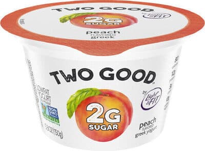 PEACH FLAVORED LOWFAT GREEK YOGURT