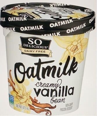 VANILLA BEAN CREAMY OATMILK NON-DAIRY FROZEN DESSERT, VANILLA