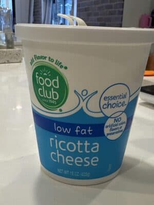 LOW FAT RICOTTA CHEESE