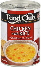 CHICKEN WITH RICE CONDENSED SOUP