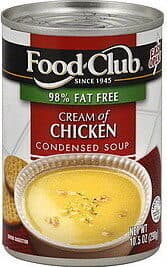 Product image of 98% FAT FREE CREAM OF CHICKEN CONDENSED SOUP, CREAM OF CHICKEN