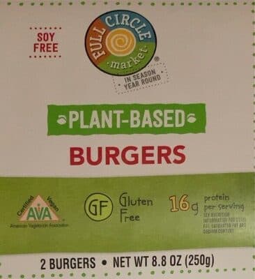 PLANT-BASED BURGERS