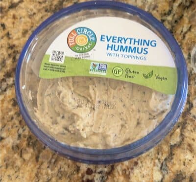 EVERYTHING HUMMUS WITH TOPPINGS, EVERYTHING WITH TOPPINGS