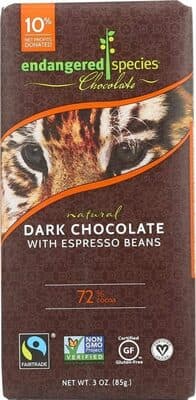 DARK CHOCOLATE WITH ESPRESSO BEANS