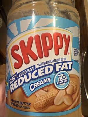 REDUCED FAT CREAMY PEANUT BUTTER SPREAD
