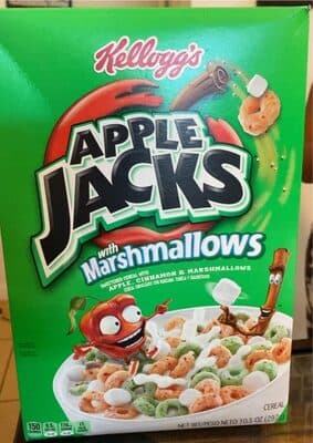 SWEETENED CEREAL WITH APPLE, CINNAMON & MARSHMALLOWS, APPLE, CINNAMON & MARSHMALLOWS