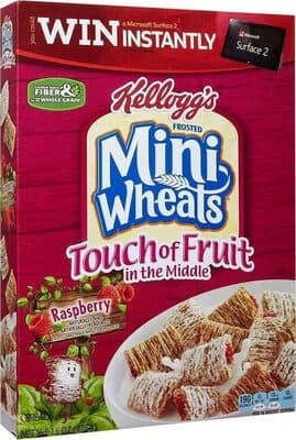 Kellogg's Mini-Wheats Cereal Raspberry 15oz