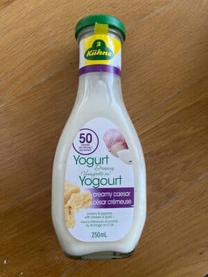 CREAMY CAESAR REAL YOGURT SALAD DRESSING