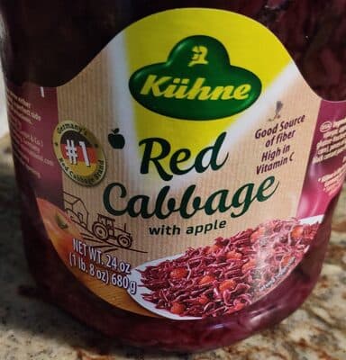 PREPARED RED CABBAGE WITH APPLE