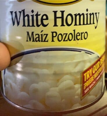 BUSH'S White Hominy  30 oz