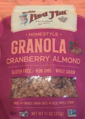 CRANBERRY ALMOND GRANOLA, CRANBERRY ALMOND