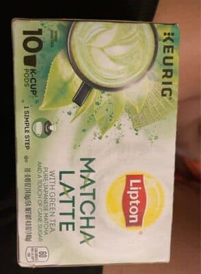 MATCHA LATTE WITH GREEN TEA, PURE JAPANESE MATCHA AND A TOUCH OF CANE SUGAR K-CUP PODS, MATCHA LATTE