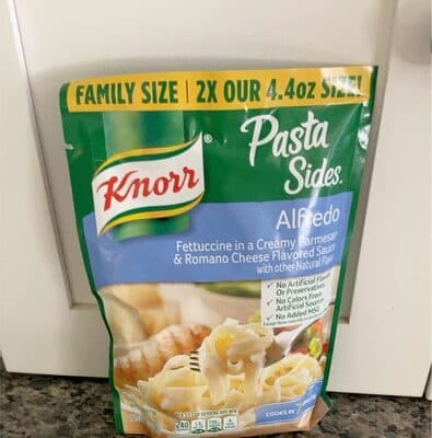 ALFREDO FETTUCCINE IN A CREAMY PARMESAN & ROMANO CHEESE FLAVORED SAUCE, ALFREDO