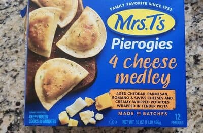 MRS. T'S, FOUR CHEESE MEDLEY PIEROGIES
