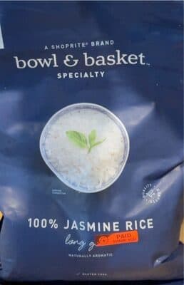 100% JASMINE LONG GRAIN RICE, JASMINE