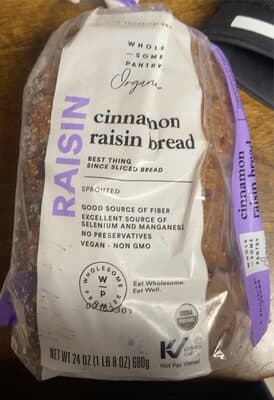 RAISIN CINNAMON BREAD, RAISIN
