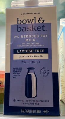 LACTOSE FREE REDUCED FAT MILK