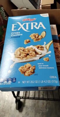 ALMOND CRISPY CLUSTERS CEREAL, ALMOND