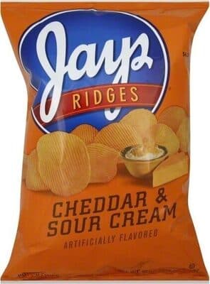 CHEDDAR & SOUR CREAM POTATO CHIPS, CHEDDAR & SOUR CREAM