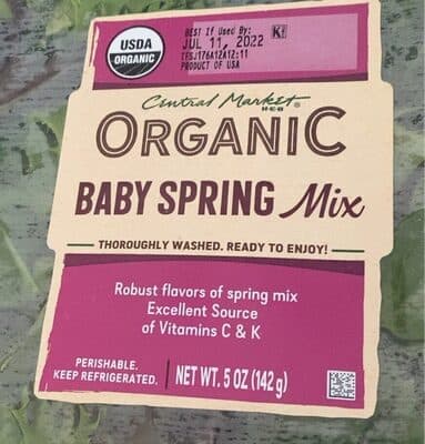 ORGANIC BABY SPRING MIX
