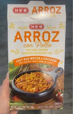 ARROZ CON POLLO RICE AND CHICKEN FLAVORED SEASONING MIX COMIDA KIT, ARROZ CON POLLO