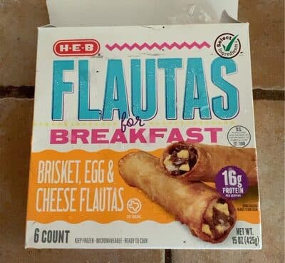 BRISKET, EGG & CHEESE FLAUTAS FOR BREAKFAST, BRISKET, EGG & CHEESE