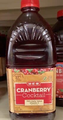 CRANBERRY COCKTAIL, CRANBERRY
