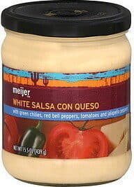 MEDIUM WHITE SALSA CON QUESO, MEDIUM