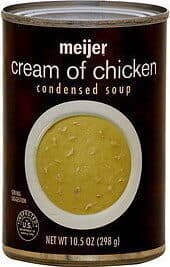 MEIJER, CREAM OF CHICKEN CONDENSED SOUP