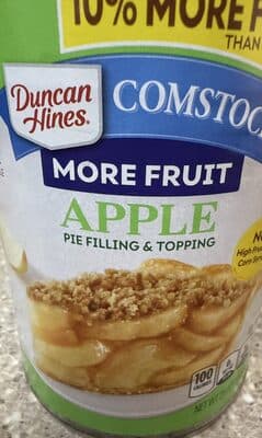 DUNCAN HINES, PIE FILLING & TOPPING, APPLE