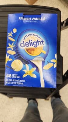 INTERNATIONAL DELIGHT, CREAMER SINGLES, FRENCH VANILLA