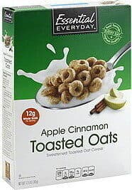 APPLE CINNAMON SWEETENED TOASTED OAT CEREAL