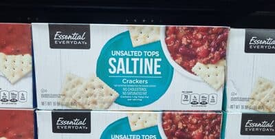 UNSALTED TOPS SALTINE CRACKERS, UNSALTED TOPS