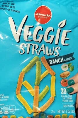 RANCH FLAVORED VEGGIE STRAWS, RANCH
