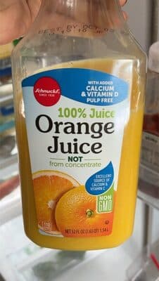 100% ORANGE JUICE, ORANGE