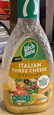 ITALIAN THREE CHEESE DRESSING WITH PARMESAN, ROMANO, & ASIAGO, ITALIAN THREE CHEESE