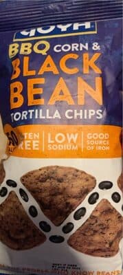 BBQ CORN & BLACK BEAN TORTILLA CHIPS, BBQ