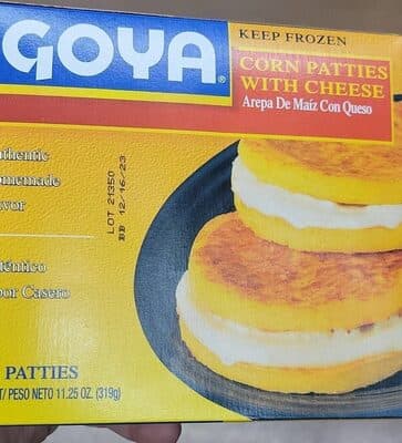 CORN PATTIES WITH CHEESE